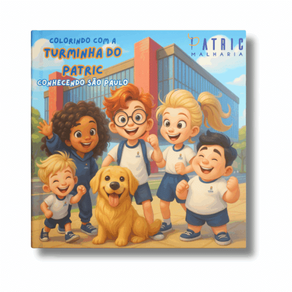 Livro para colorir - Turminha do Patric – Conhecendo São Paulo