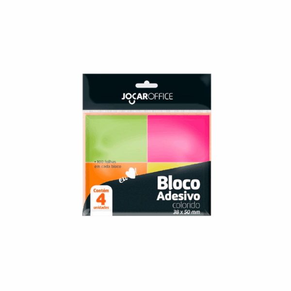 BLOCO DE NOTAS COLORIDO NEON - JOCAR