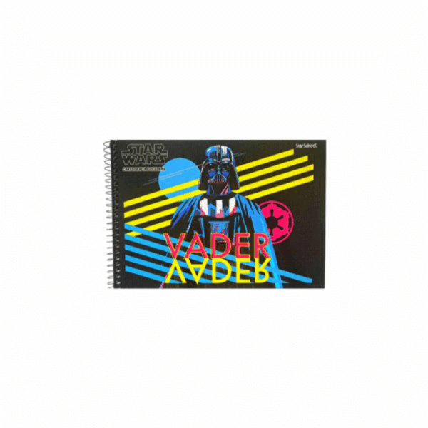 CADERNO DE DESENHO E CARTOGRAFIA STAR WARS (80 FOLHAS JANDAIA)