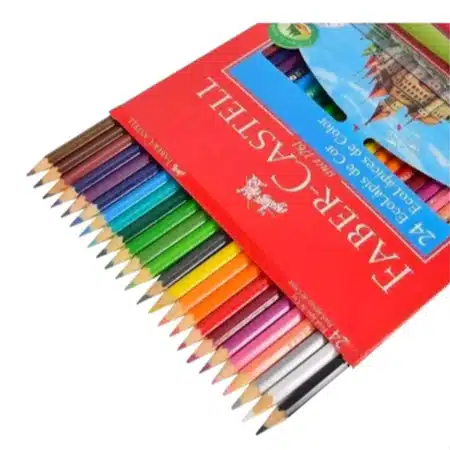 Lápis De Cor EcoLápis Faber-Castell 24 Cores Sextavado