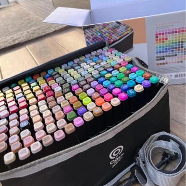 KIT CANETAS TOUCH 204 CORES OASIS / PONTA DUPLA