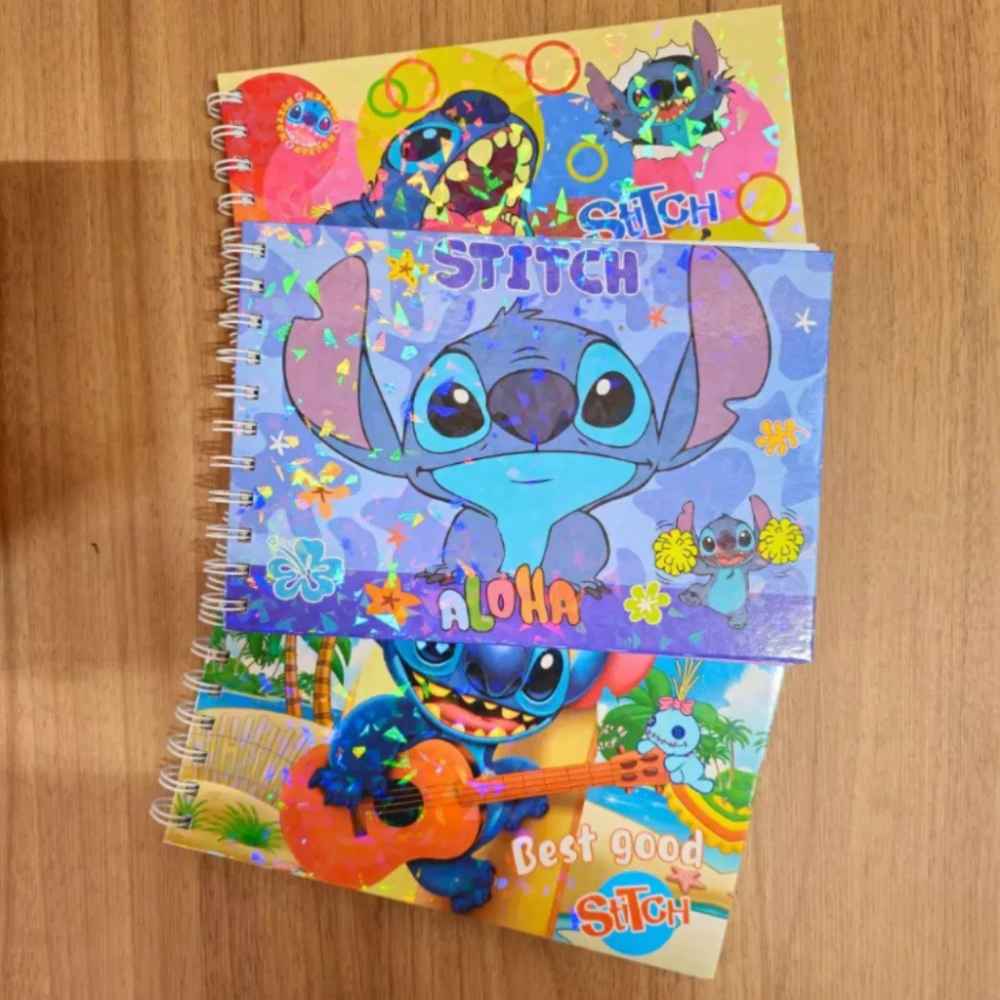 stitch LIVRO PARA COLORIR STITCH I PAPELARIA FOFA KAWAII - Imagem 1