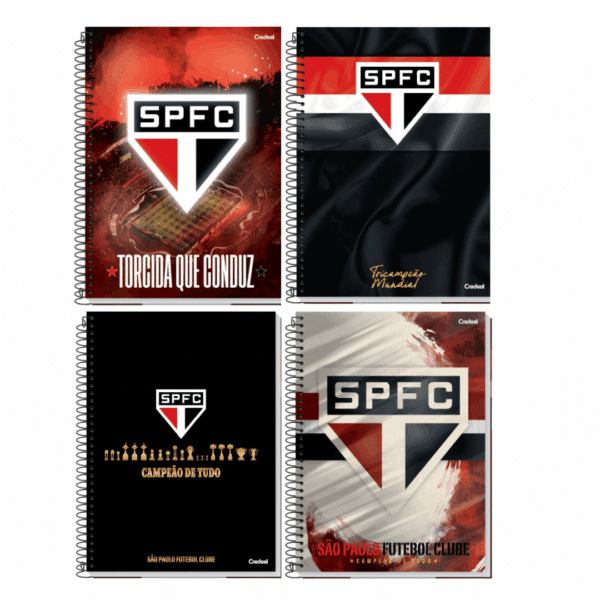 Caderno Universitário São Paulo / SPFC 1 Matéria Credeal