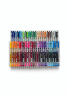 CANETAS ESFEROGRAFICA ROLLER PEN COLORIDAS | ESTOJO COM 48 CORES | GRASP | PONTA 0.7MM - Imagem 3