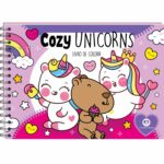 LIVRO PARA COLORIR | CUTE ANIMALS | COZY UNICORNS | 96 PÁGINAS - Imagem 4