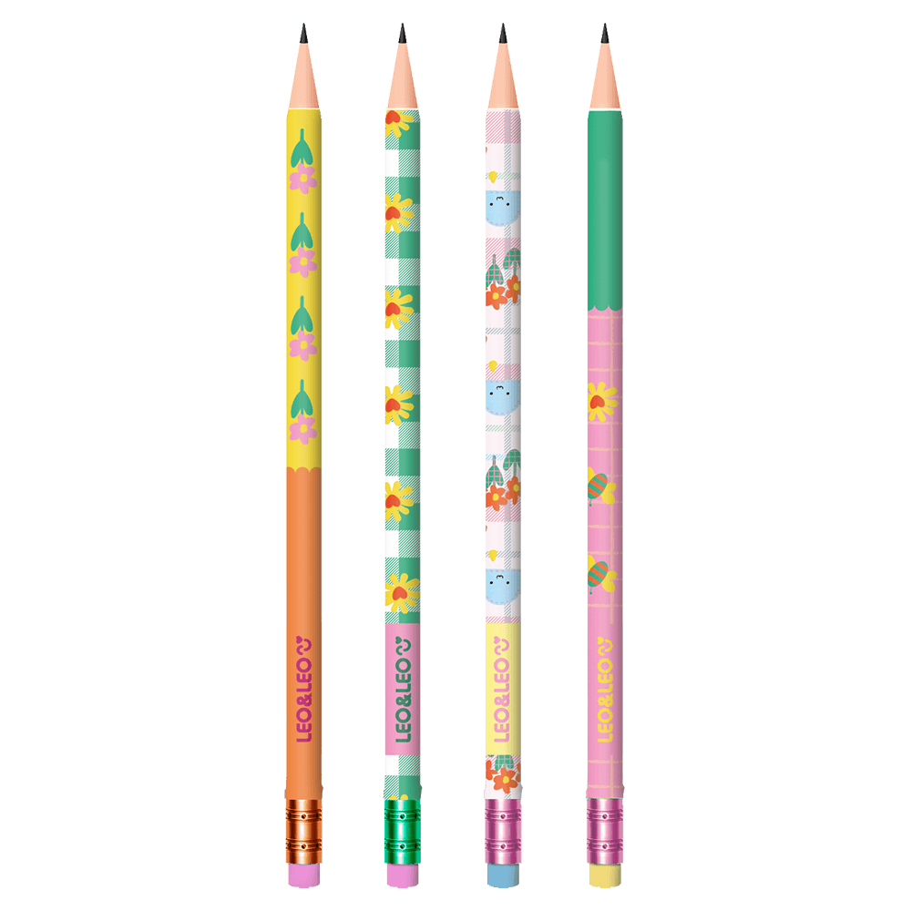 161650-1200-auto LAPIS GRAFITE COM BORRACHA JARDIM - LEO&LEO - Imagem 1