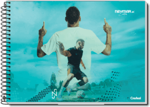 CADERNO DE DESENHO NEYMAR JR | 80FLS | CAPA DURA - CREDEAL - Imagem 5