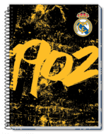 CADERNO UNIVERSITÁRIO 1 MAT | 80FLS | REAL MADRID - CREDEAL - Imagem 3
