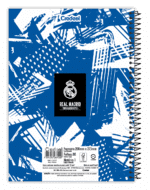 CADERNO UNIVERSITÁRIO 1 MAT | 80FLS | REAL MADRID - CREDEAL - Imagem 7
