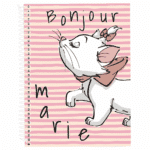 CADERNO UNIVERSITÁRIO GATA MARIE | 1 MATÉRIA | CAPA DURA | 80FLS - CULTURAMA - Imagem 2