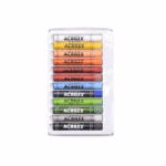 GIZ PASTEL OIL ACRILEX - KIT ARTISTICO COM 12 CORES SORTIDAS - Imagem 3