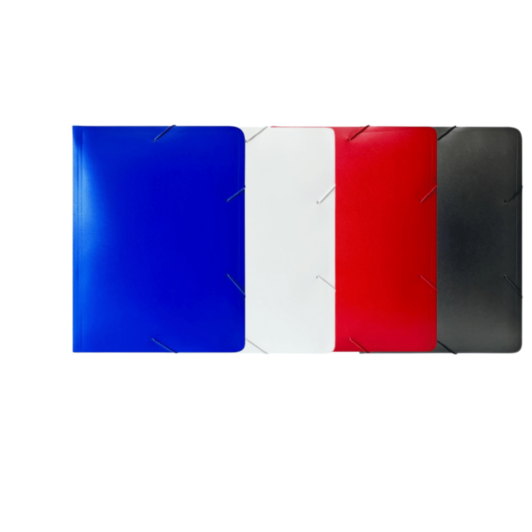 Cópia de Sem nome (23) - Copia PASTA COM ELASTICO A4 RETRÔ PLASCONY - CORES SORTIDAS - Imagem 1