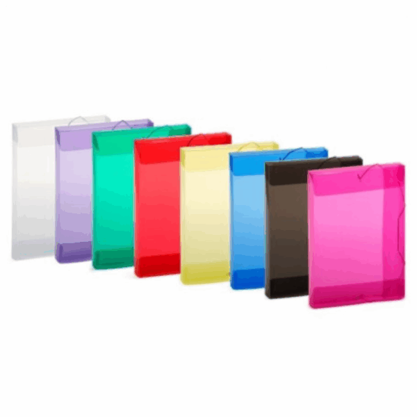 PASTA COM ELASTICO 40mm OFICIO - PLASCONY