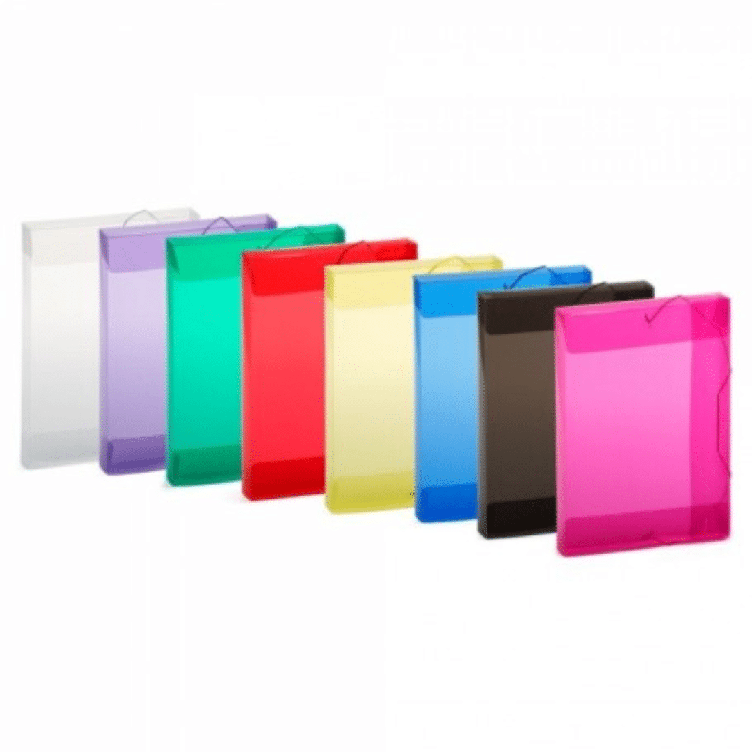 Cópia de Sem nome (34) PASTA COM ELASTICO 40mm OFICIO - PLASCONY - Imagem 1