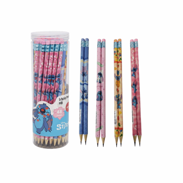 LAPIS GRAFITE COM BORRACHA STITCH - MOLIN