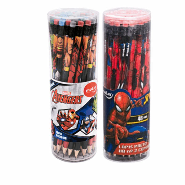 LAPIS COM BORRACHA SPIDER-MAN | AVENGERS - MOLIN