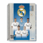 CADERNO UNIVERSITÁRIO 1 MAT | 80FLS | REAL MADRID - CREDEAL - Imagem 5