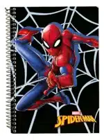 CADERNO UNIVERSITÁRIO SPIDERMAN | 1 MATÉRIA | 80FLS | CAPA DURA - CULTURAMA