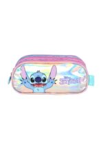 Estojo Escolar Triplo Juvenil Stitch Holográfico - Luxcel - Imagem 3