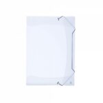 PASTA COM ELASTICO OFICIO PLASCONY - TRANSPARENTE/FUME - Imagem 2