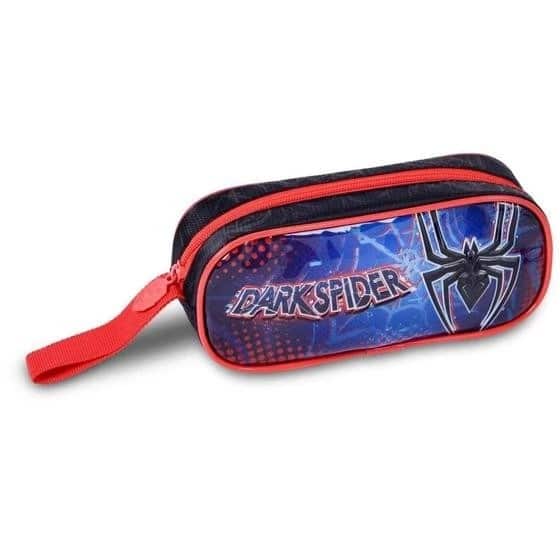 sg-11134201-824hs-mfoccqskm9zf1e ESTOJO ESCOLAR SPIDER DARK DIVERTIDO ESPAÇOSO | CLIO KIDS - Imagem 1