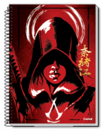CADERNO UNIVERSITÁRIO ASSASSIN'S CREED | ESPIRAL | 1 MATÉRIA | 80FLS | CAPA DURA - CREDEAL - Imagem 4