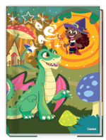 CADERNO INFANTIL BROCHURÃO AVENTURA COM DRAGÕES | 80FLS | CAPA DURA - CREDEAL - Imagem 8