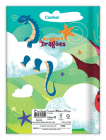 CADERNO INFANTIL BROCHURÃO AVENTURA COM DRAGÕES | 80FLS | CAPA DURA - CREDEAL - Imagem 3
