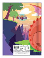CADERNO INFANTIL BROCHURÃO AVENTURA COM DRAGÕES | 80FLS | CAPA DURA - CREDEAL - Imagem 7