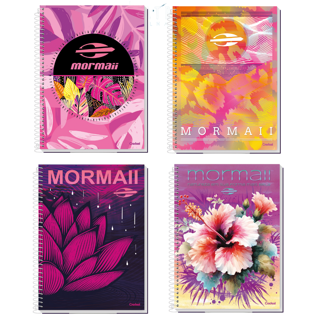 Cópia de Sem nome - 2025-12-03T105942.895 CADERNO UNIVERSITÁRIO MORMAII FEMININO | 1 MATÉRIA | CAPA DURA | 80FLS | ESPIRAL - CREDEAL - Imagem 1