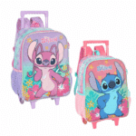 Mochila Com Rodas Infantil Luxcel Stitch