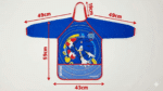 Avental Escolar Sonic Manga Longa C/ Bolso Triplo - Leo&Leo - Imagem 5