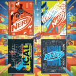 CADERNO BROCHURÃO NERF | CAPA DURA | 1 MATÉRIA | 80 FLS - CREDEAL