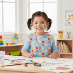 Avental Escolar Infantil de Amarrar | com Bolso | Impermeável | Estampas Diversas - Imagem 2