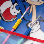 Avental Escolar Sonic Manga Longa C/ Bolso Triplo - Leo&Leo - Imagem 4