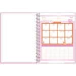 Caderno Universitário Amazzu Capivara e Preguiça | 10 Matérias | Capa Dura | 160fls | Adesivos | Espiral - Foroni - Imagem 7