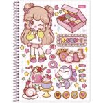 CADERNO UNIVERSITÁRIO DOLL | 10 MATÉRIAS | CAPA DURA | ESPIRAL | 160FLS - FORONI - Imagem 2