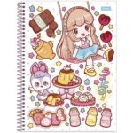 CADERNO UNIVERSITÁRIO DOLL | 10 MATÉRIAS | CAPA DURA | ESPIRAL | 160FLS - FORONI - Imagem 4