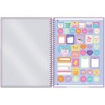 Caderno Universitário Sugar Rush | 10 matérias | Capa Dura | 160 fls | Adesivos - Foroni - Imagem 7