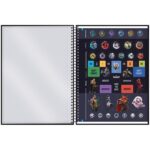 Caderno Universitário Rivals Marvel | 10 Matérias | 160fls | Adesivos | Capa Dura | Espiral - Foroni - Imagem 5