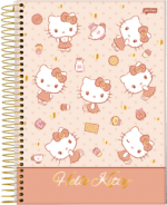 CADERNO UNIVERSITÁRIO HELLO KITTY - 10 MATÉRIAS | COM ADESIVOS - JANDAIA - Imagem 4