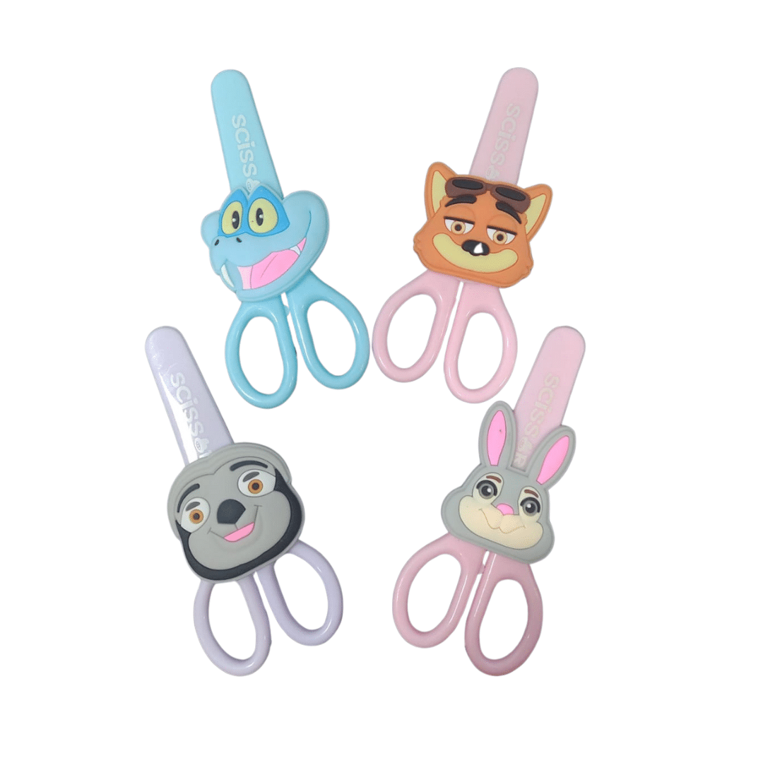 Cópia de Sem nome - 2026-01-26T160053.879 Tesoura Escolar Zootopia com Capa Protetora - Imagem 1