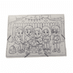 Pasta com Elástico para Colorir - TURMA DO PATRIC - Imagem 2