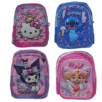 MOCHILA ESCOLAR 3D MENINAS - VÁRIOS PERSONAGENS | 3 DIVISÓRIAS - Imagem 2