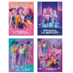 Caderno Brochura 1/4 Guerreiras do K-Pop | 80fls | com Adesivo - Tilibra