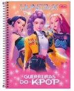 Caderno Universitário Espiral Guerreiras do K-Pop 10 Matérias 160fls - Tilibra - Imagem 4