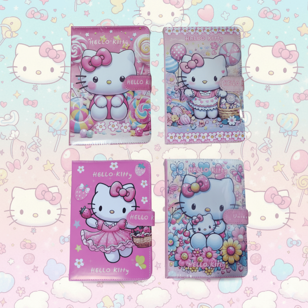 Gemini_Generated_Image_81toiz81toiz81to Caderno Agenda Hello Kitty – Coleção Premium Soft - Imagem 1