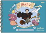 CADERNO DE DESENHO HARRY POTTER - 96 FOLHAS | COM JOGO DA MEMÓRIA - JANDAIA - Imagem 4