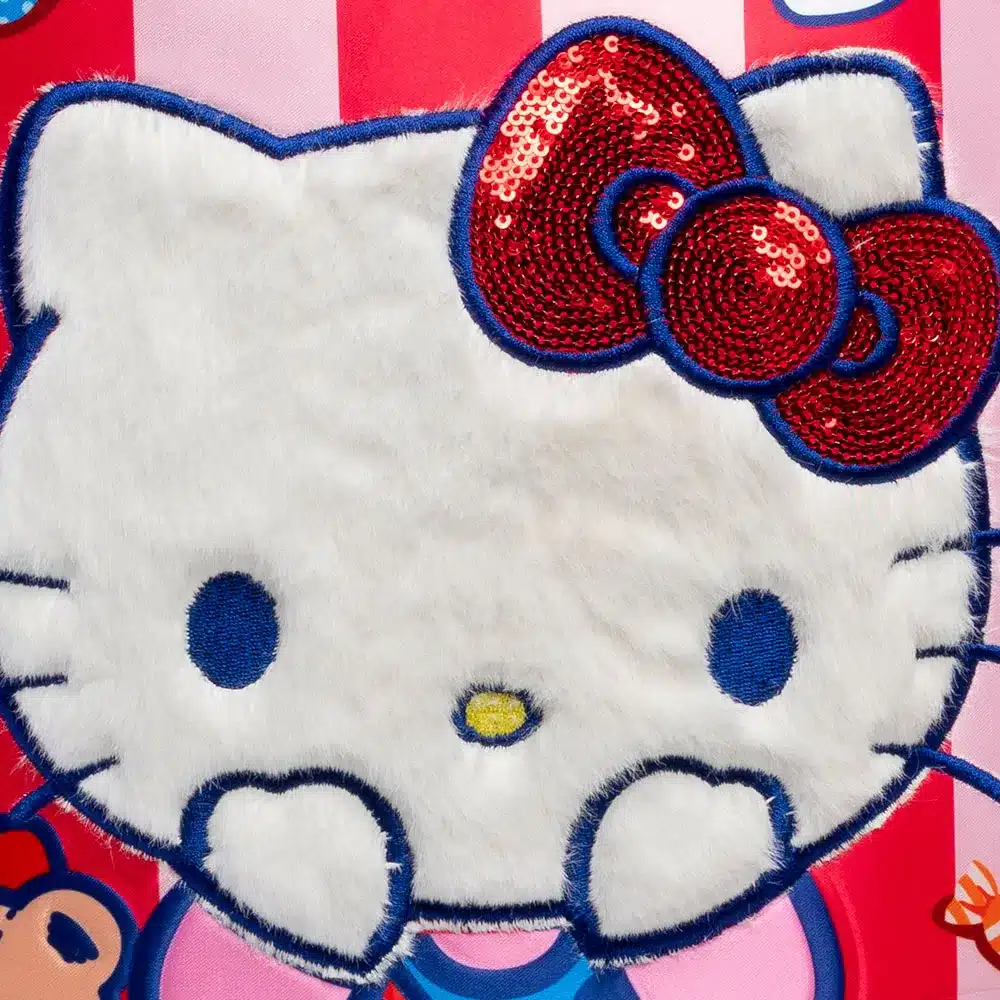 Mochila Escolar Hello Kitty Cetim Pelúcia - Xeryus - Imagem 4
