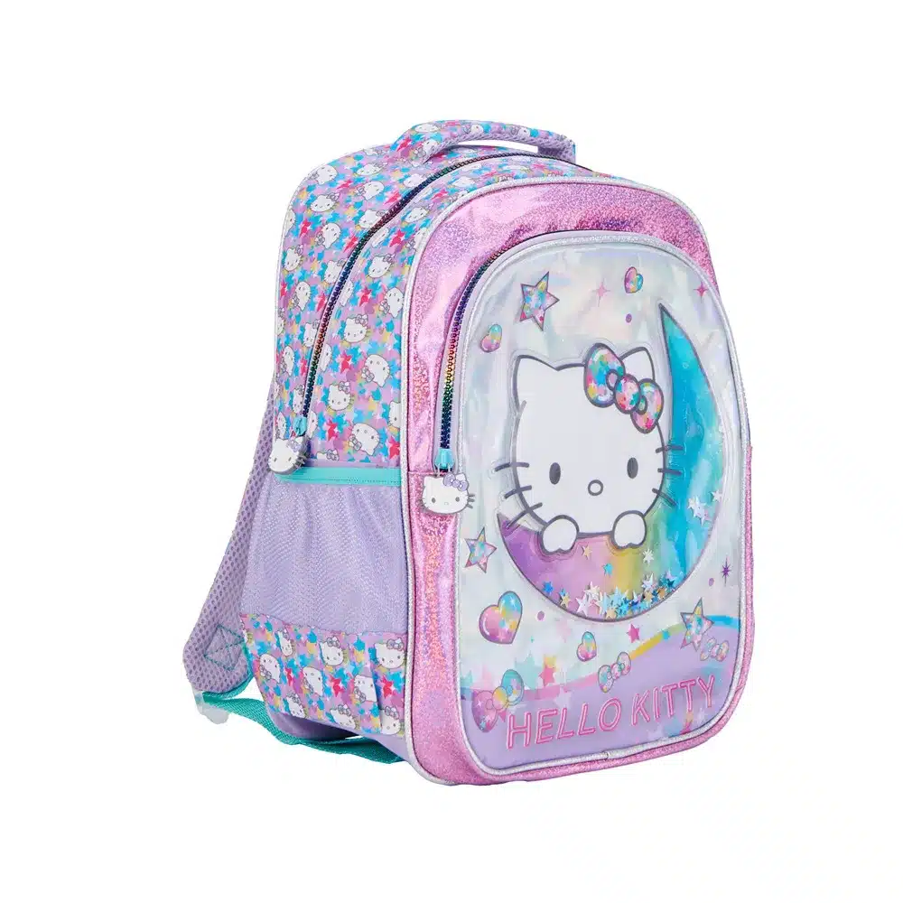 Mochila Escolar Hello Kitty Holográfica - Xeryus - Imagem 2